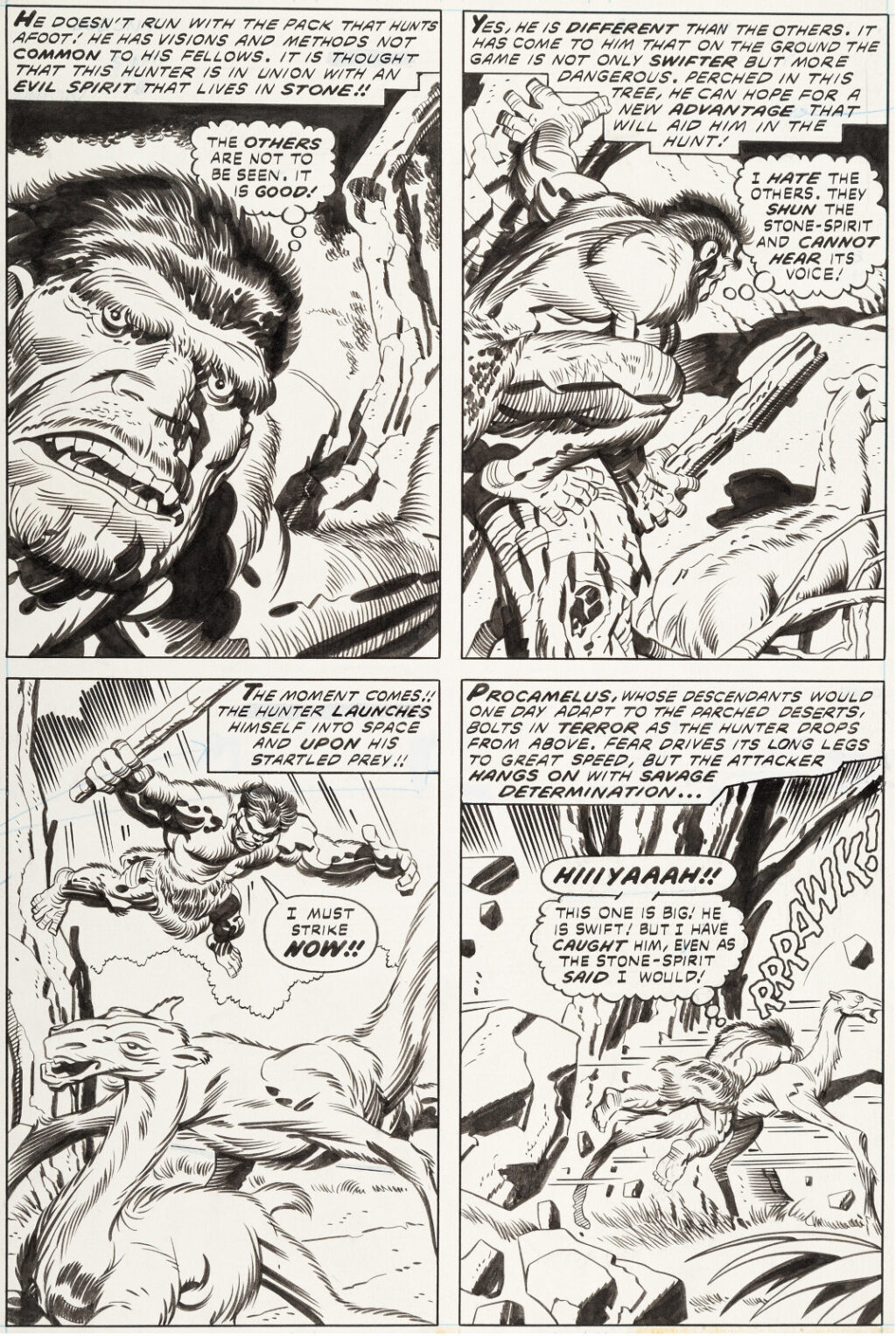 2001 A Space Odyssey issue 1 page 3 by Jack Kirby and Mike Royer