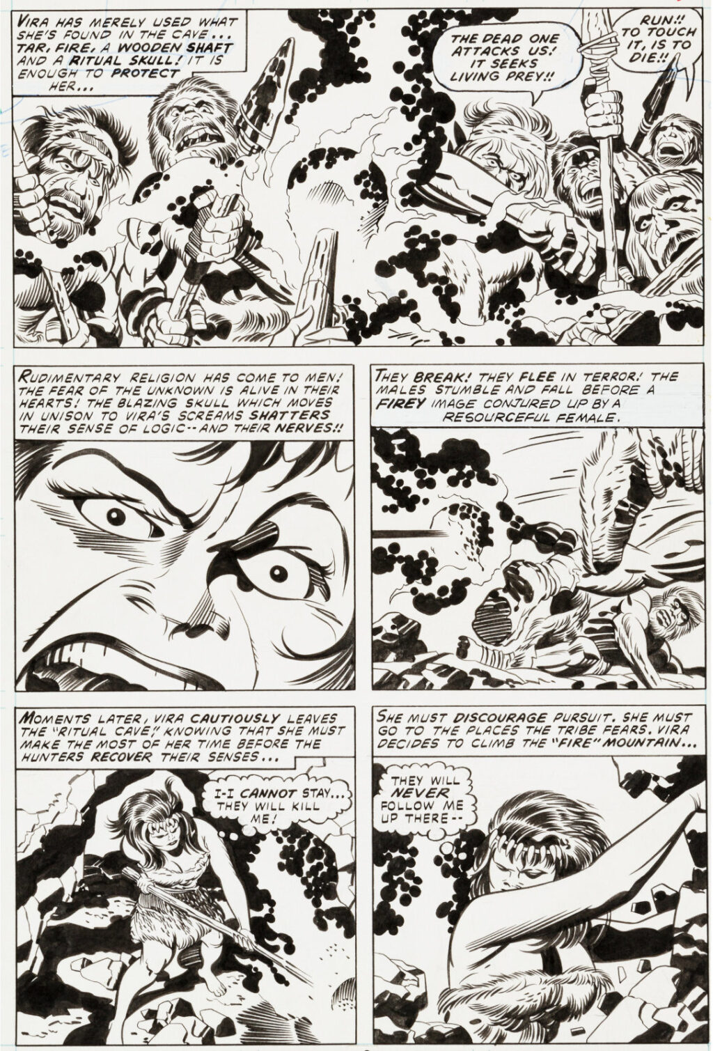 2001 A Space Odyssey issue 2 page 4 by Jack Kirby and Mike Royer