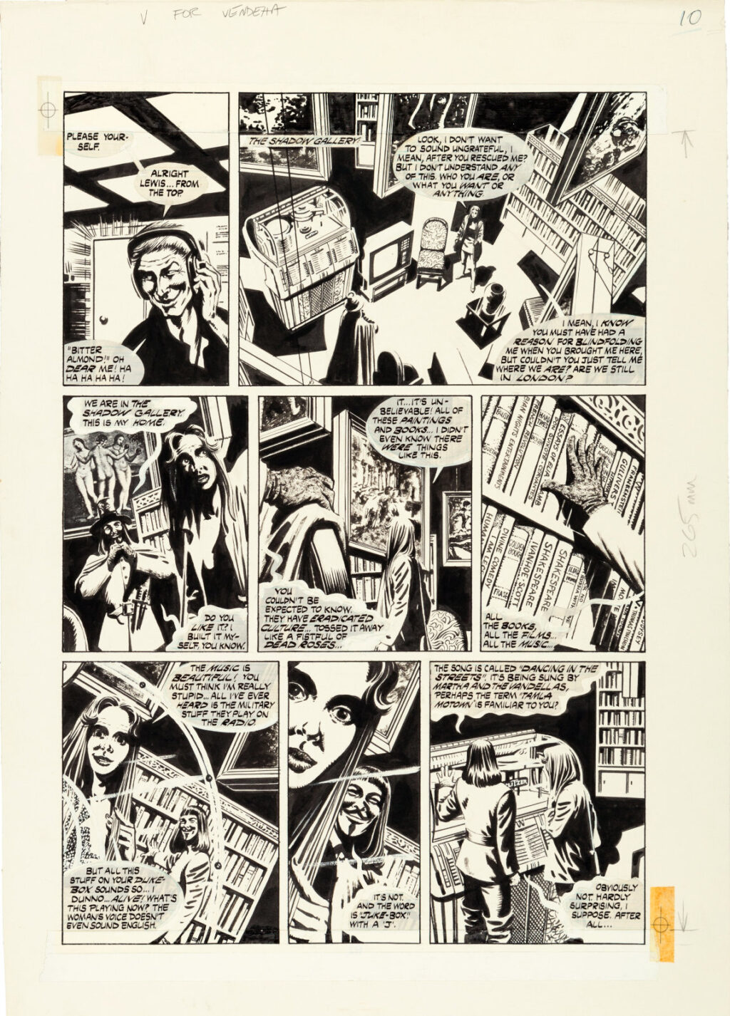 Warrior issue 2 V For Vendetta page 4 by David Lloyd