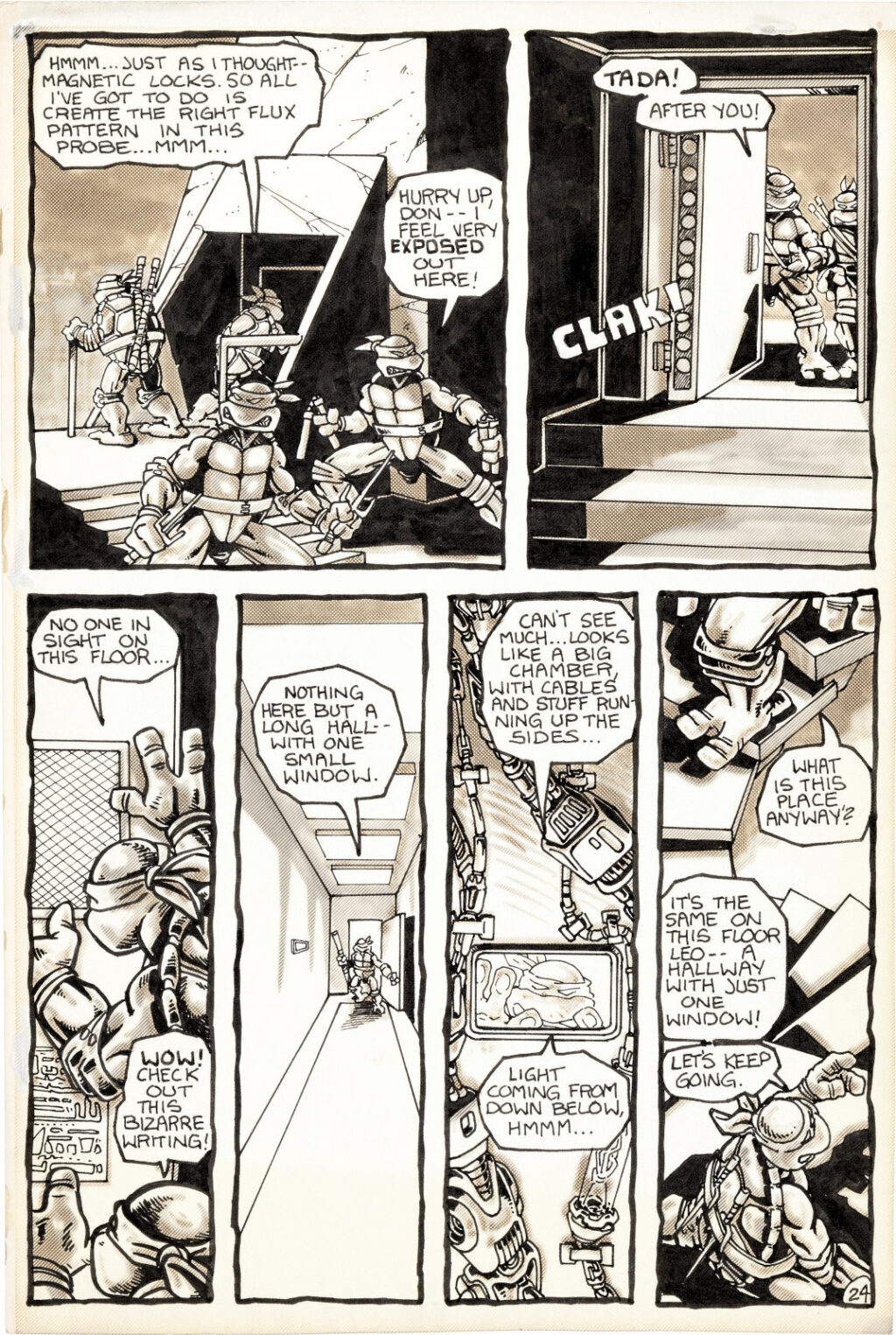 Teenage Mutant Ninja Turtles issue 4 page 20 by Kevin Eastman and Peter Laird