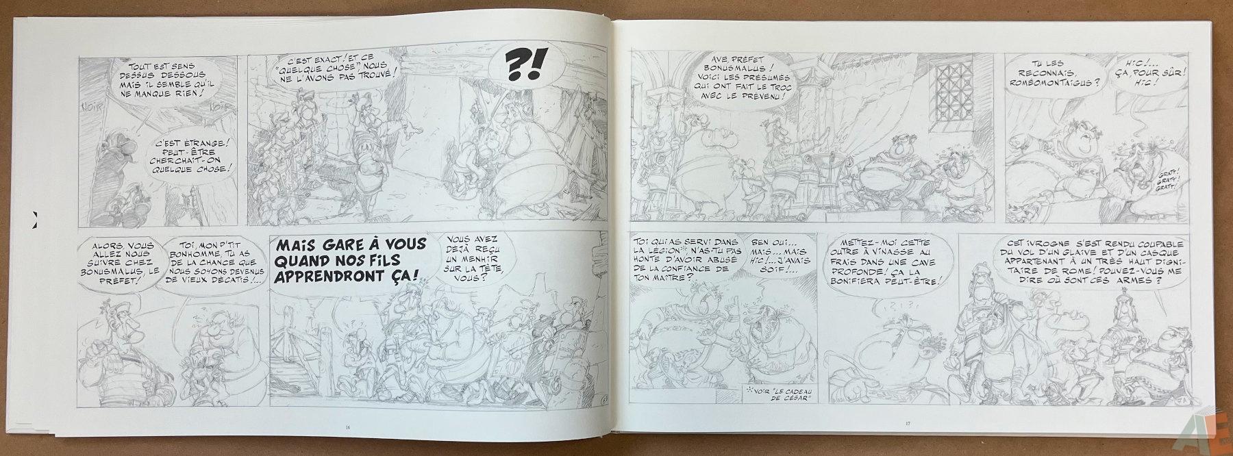 Asterix et Latraviata: L'album des crayonnés • Artist's Edition Index