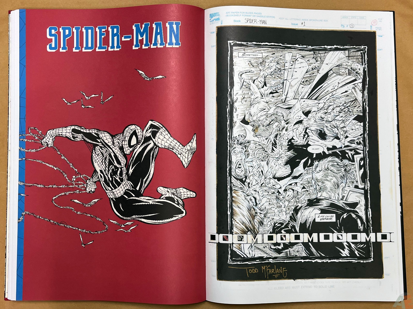 Todd McFarlanes Spider Man Artists Edition interior 11