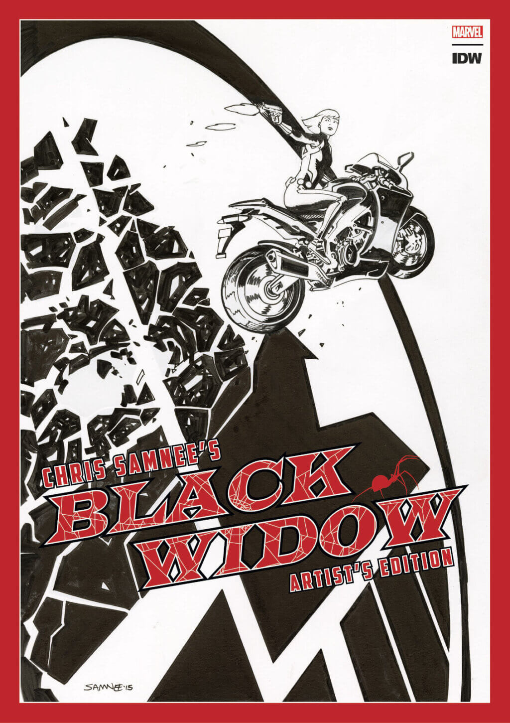 Chris Samnee's Black Widow Artists Edition cover