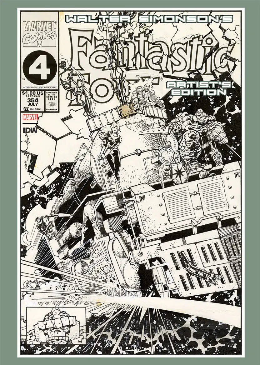 Walter Simonson's Fantastic Four Artist's Edition variant cover