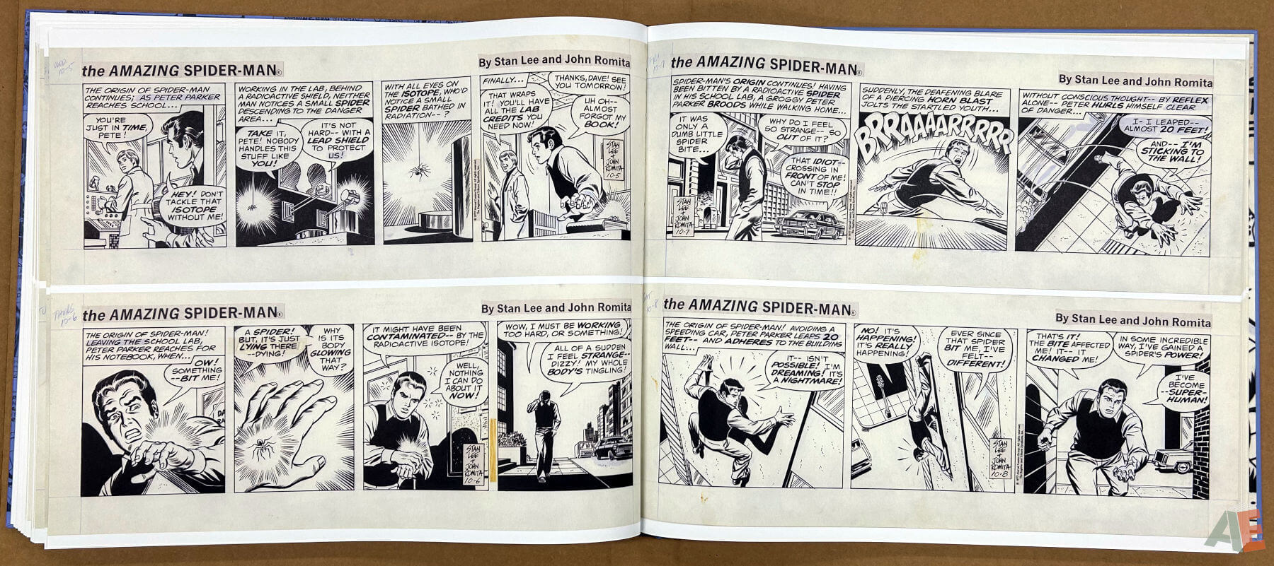 John Romitas Amazing Spider Man The Daily Strips Artists Edition interior 11