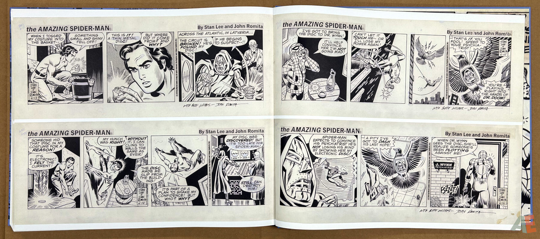 John Romitas Amazing Spider Man The Daily Strips Artists Edition interior 18