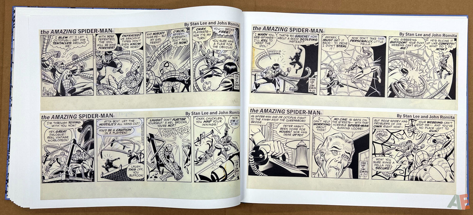 John Romitas Amazing Spider Man The Daily Strips Artists Edition interior 7